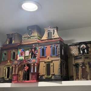 Custom Painted Colorful Decorative Dollhouse